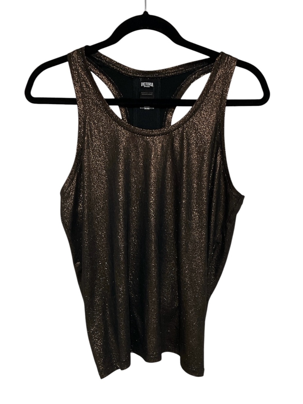 Victoria's Secret Metallic Bronze Racerback Tank In Women's Size S